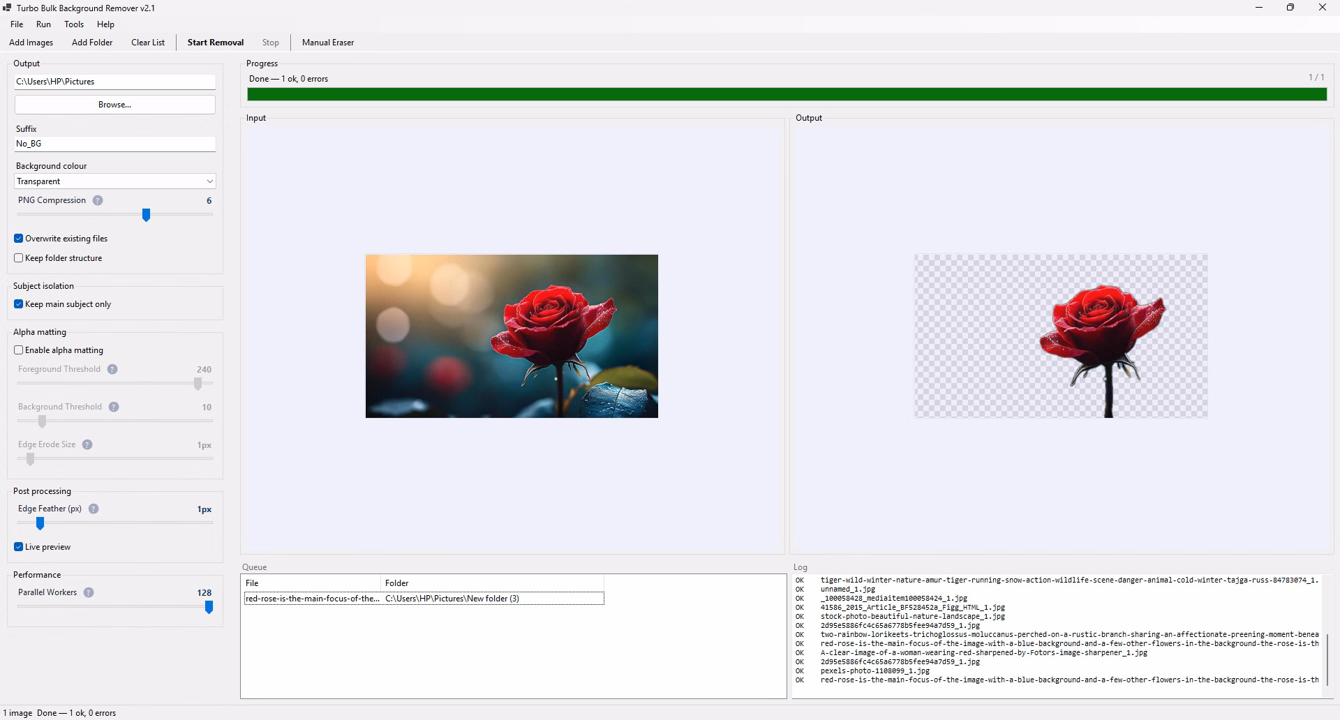 add and subtract selection modes in the image background remover