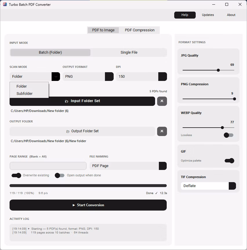 pdf to jpg converter format settings