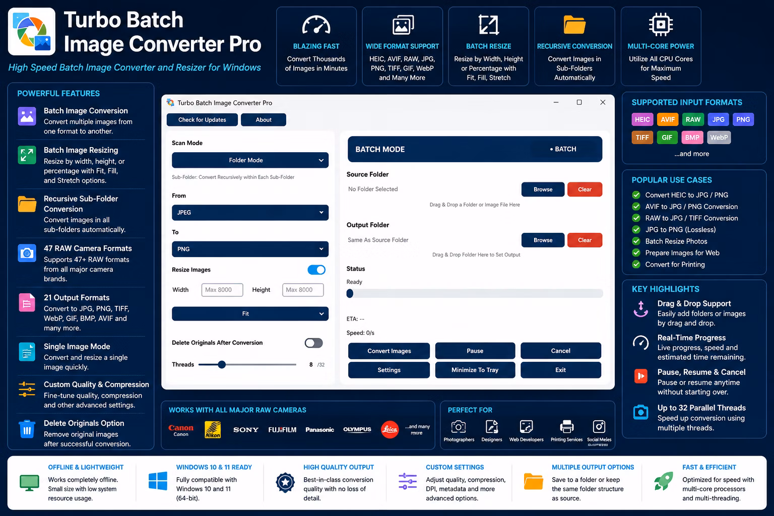 Turbo Batch Image Converter Pro