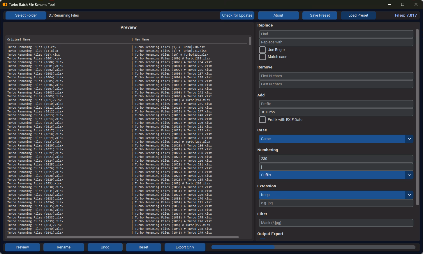 Preview Feature